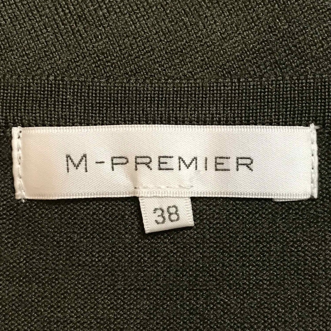 M-premier(エムプルミエ)の★M-PREMIER/エムプルミエ★二度着用のみ★長袖カーディガン38.M.9号 レディースのトップス(カーディガン)の商品写真