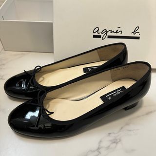 アニエスベー(agnes b.)の【美品！】アニエスベー　エナメルパンプス(ハイヒール/パンプス)