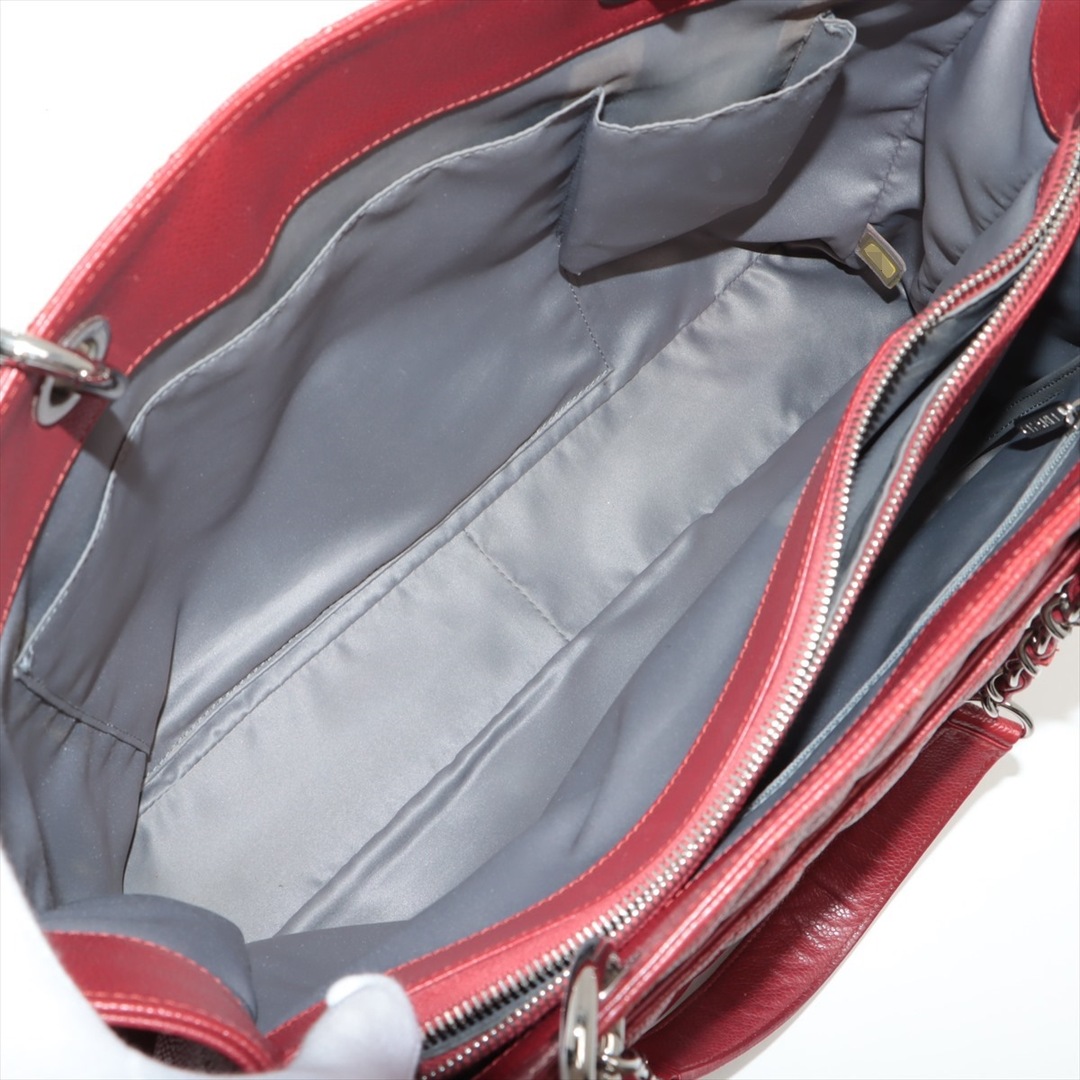 CHANEL(シャネル)のシャネル  キャビアスキン  レッド レディース トートバッグ レディースのバッグ(トートバッグ)の商品写真