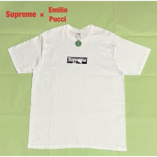シュプリーム(Supreme)の【希少】Supreme×Emilio Pucci　Box Logo Tee(Tシャツ/カットソー(半袖/袖なし))