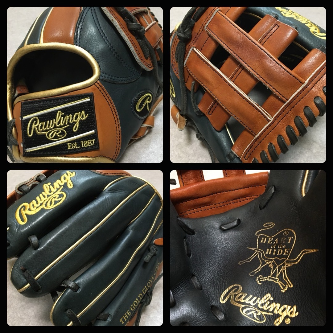 Rawlings(ローリングス)の◆状態良好 良型即戦力◆ ローリングス HOH 一般軟式 野球 グローブ グラブ スポーツ/アウトドアの野球(グローブ)の商品写真