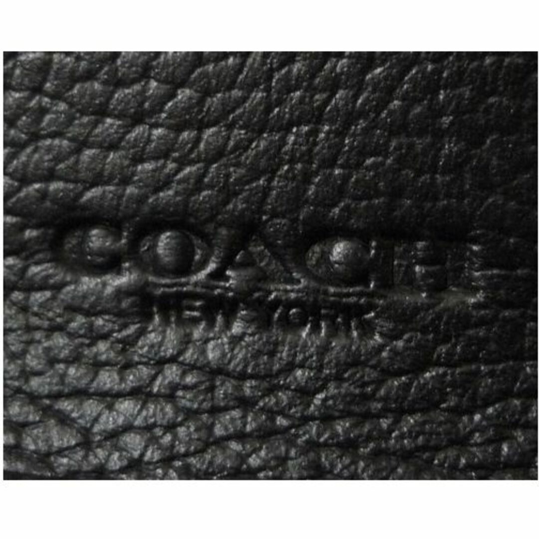 COACH - コーチ COACH ブラック 黒 レザー カードケース コイン COACH - コーチ COACH ブラック 黒 レザー カードケース コイン