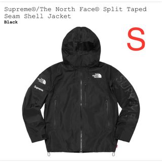 シュプリーム(Supreme)のSplit Taped Seam Shell Jacket Black S(マウンテンパーカー)