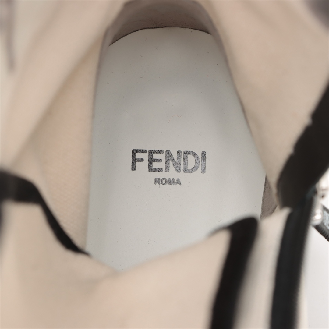 FENDI(フェンディ)のフェンディ  キャンバス 36 ホワイト レディース ブーツ レディースの靴/シューズ(ブーツ)の商品写真