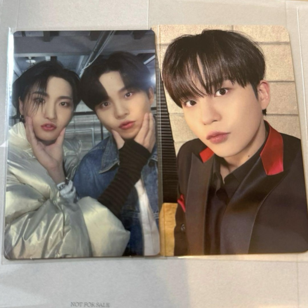 ATEEZ(エイティーズ)のATEEZ  NOT OKAY ATINY盤  ユニットトレカ エンタメ/ホビーのタレントグッズ(アイドルグッズ)の商品写真