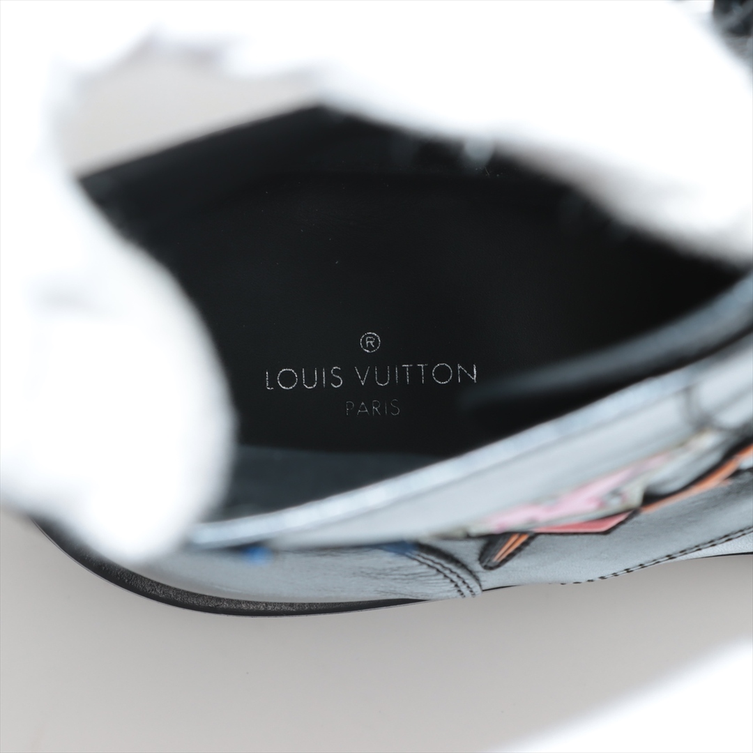 LOUIS VUITTON(ルイヴィトン)のヴィトン ブラックハートライン レザー 37 ブラック レディース ブーツ レディースの靴/シューズ(ブーツ)の商品写真