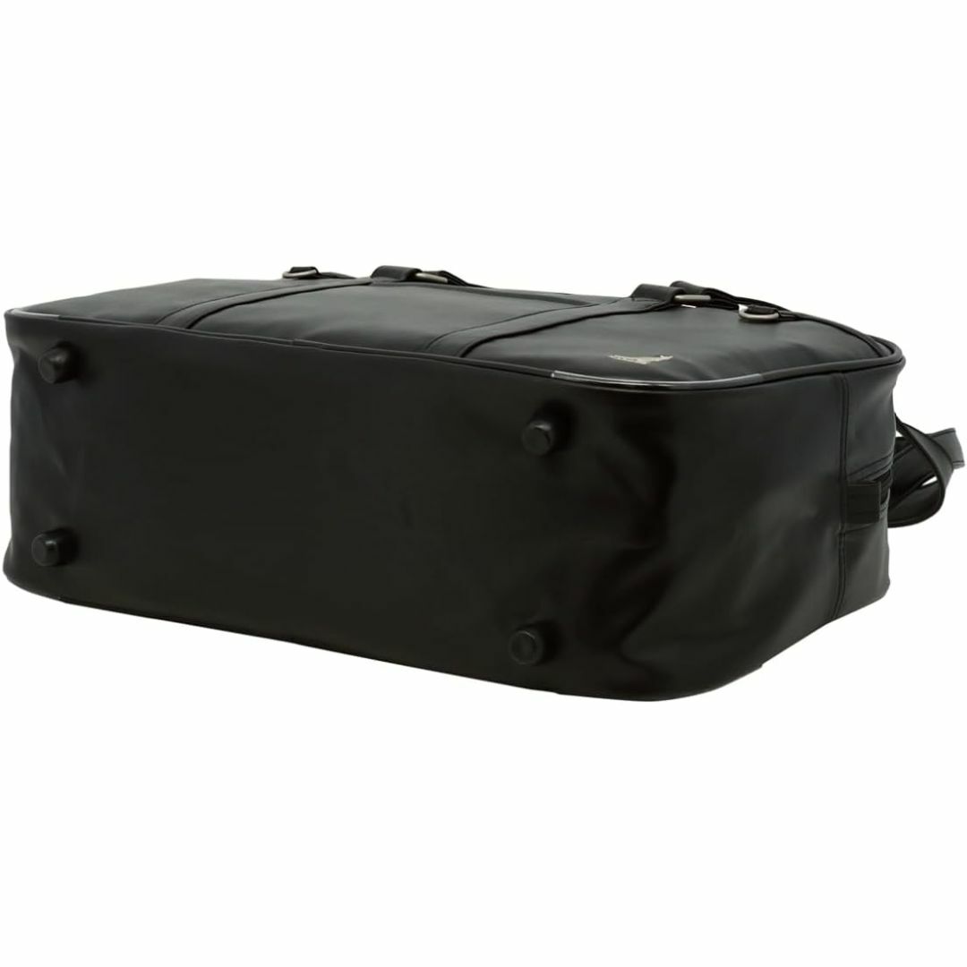 KANGOL(カンゴール)の新品送料無料KANGOL(カンゴール) 合皮スクールバッグ ブラックレッド レディースのバッグ(その他)の商品写真
