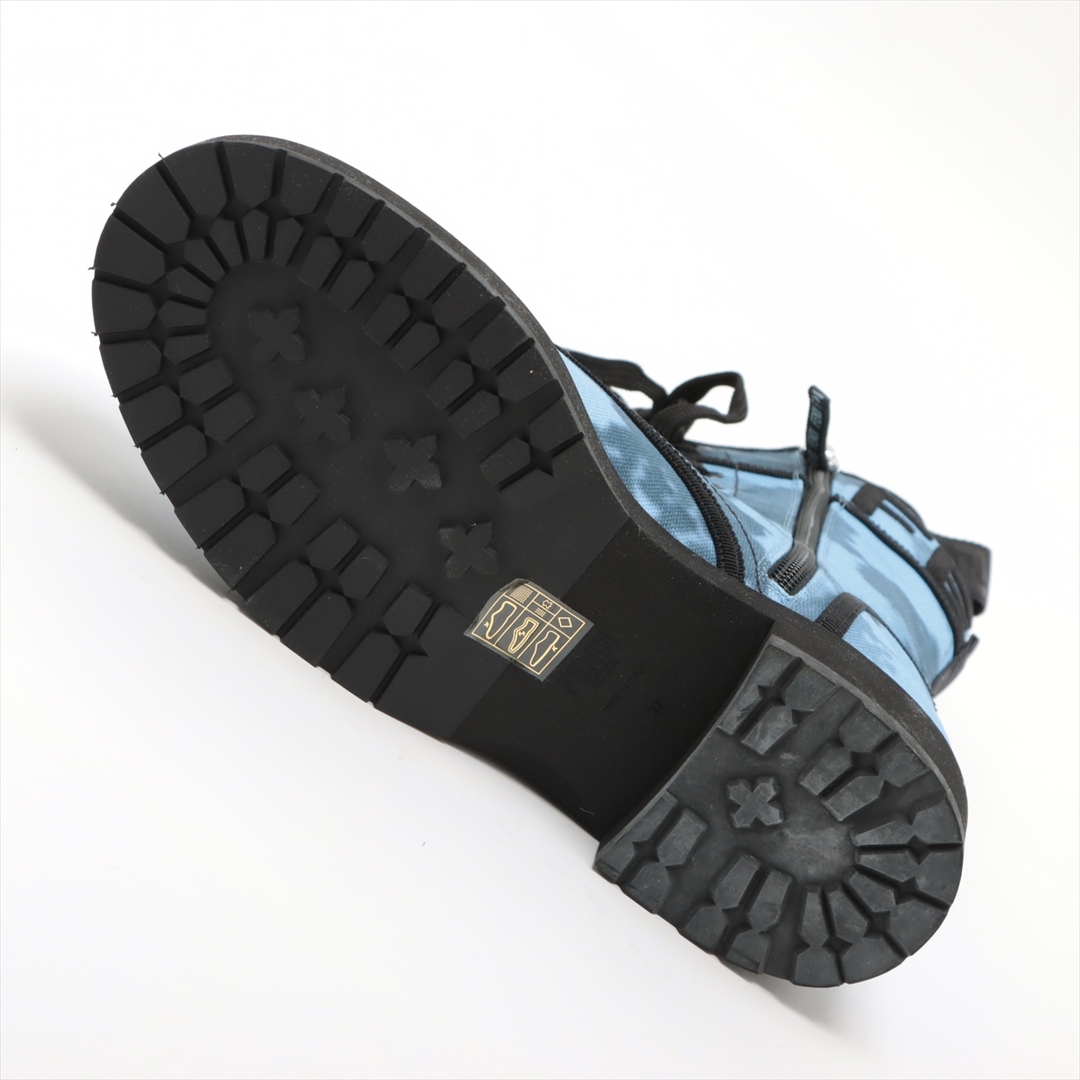 FENDI(フェンディ)のフェンディ  キャンバス 37 ブルー レディース ブーツ レディースの靴/シューズ(ブーツ)の商品写真