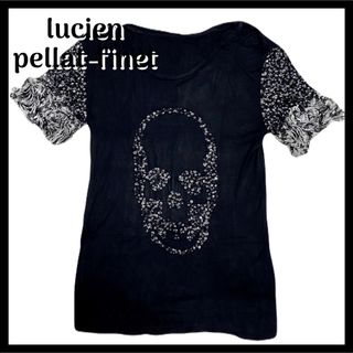 ルシアンペラフィネ(Lucien pellat-finet)のlucien pellat-finet スカル ビジュー スパンコール ロゴ (Tシャツ(半袖/袖なし))