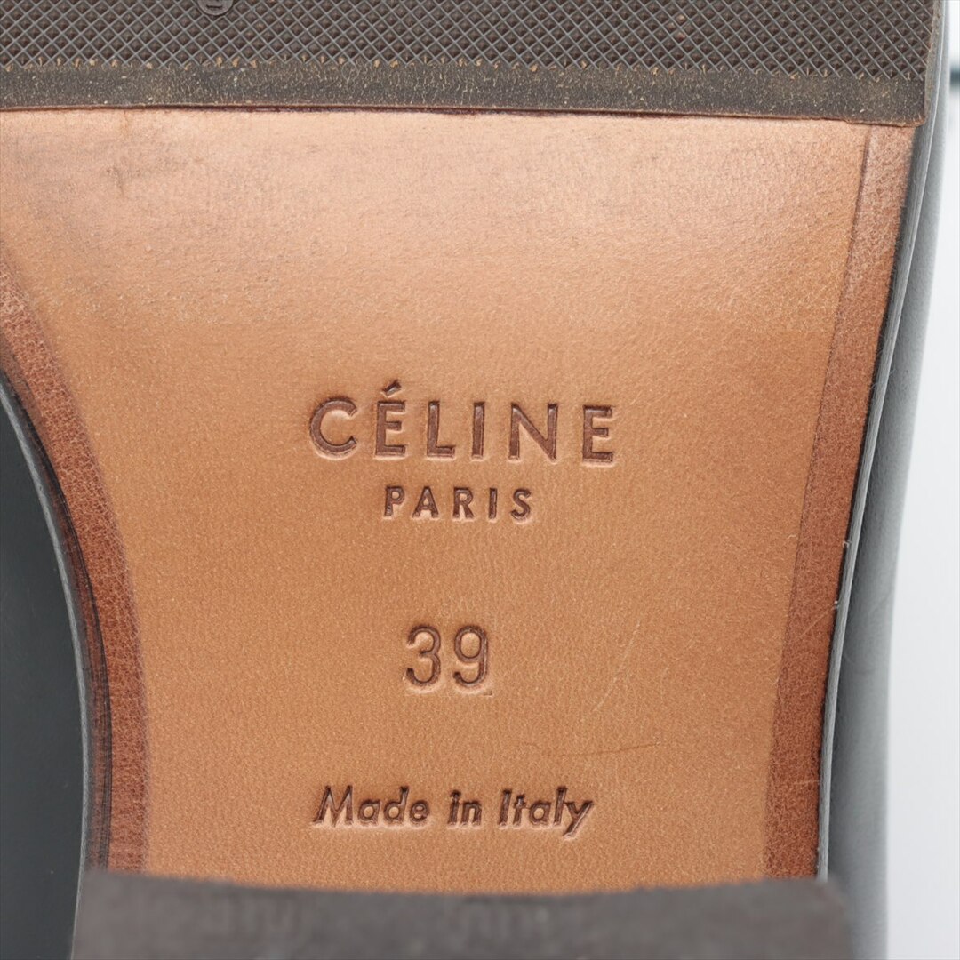 celine(セリーヌ)のセリーヌ  レザー 39 ブラック レディース ローファー レディースの靴/シューズ(ローファー/革靴)の商品写真