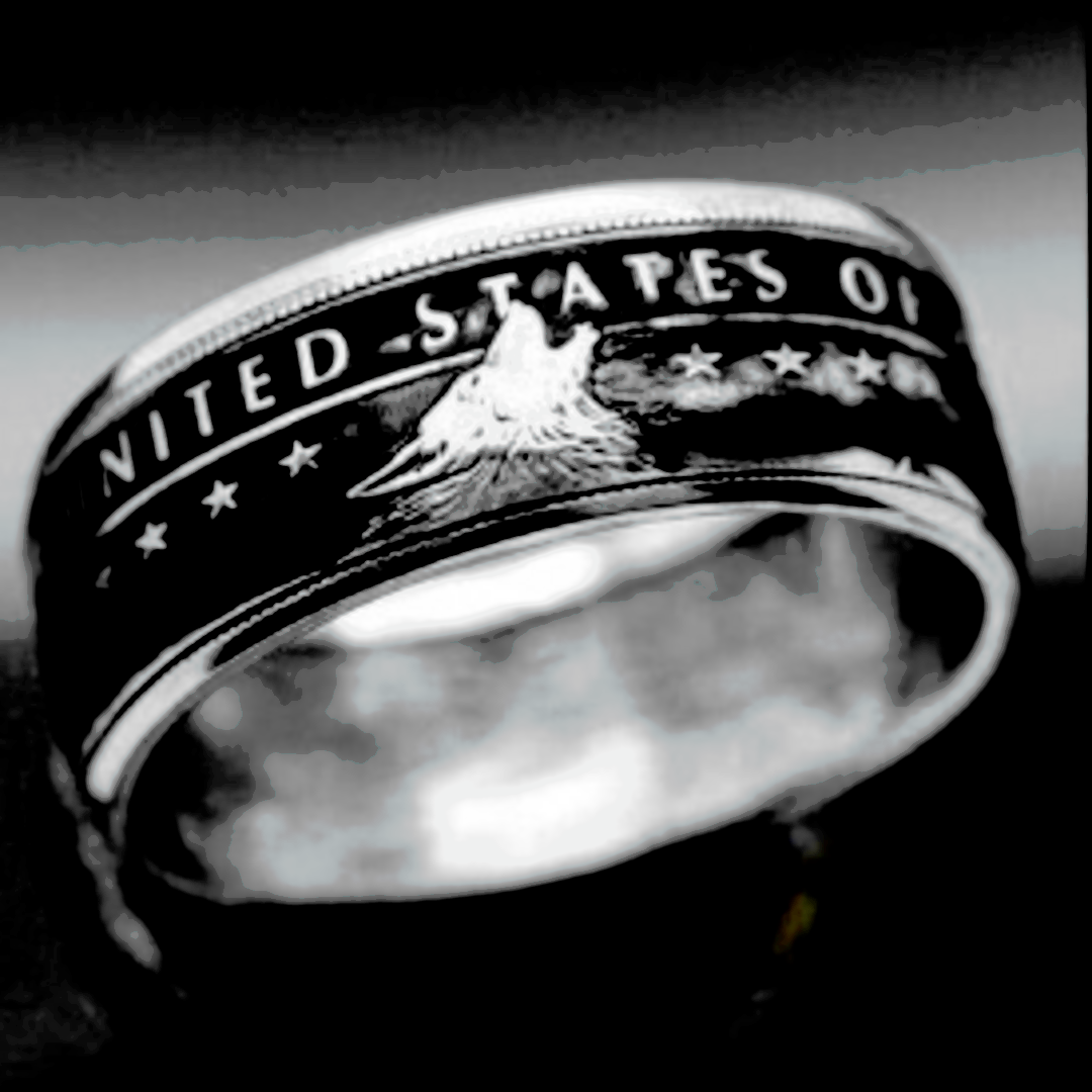 【B110】リング　メンズ　指輪　シルバー　オオカミ　ウルフ　20号 メンズのアクセサリー(リング(指輪))の商品写真