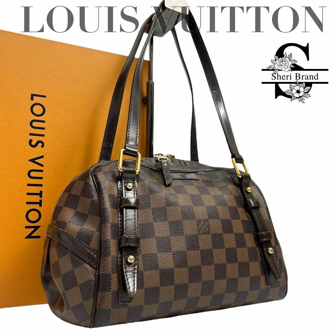 LOUIS VUITTON(ルイヴィトン)のLOUIS VUTTON リヴィントン トートバッグ ダミエ レディース レディースのバッグ(トートバッグ)の商品写真