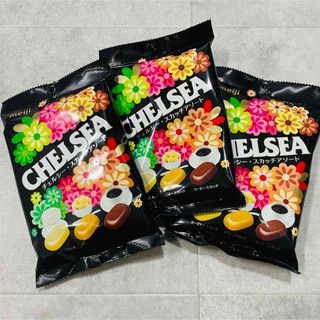 メイジ(明治)の明治チェルシー スカッチアソート　バタースカッチ　ヨーグルトスカッチ 飴 3袋(菓子/デザート)