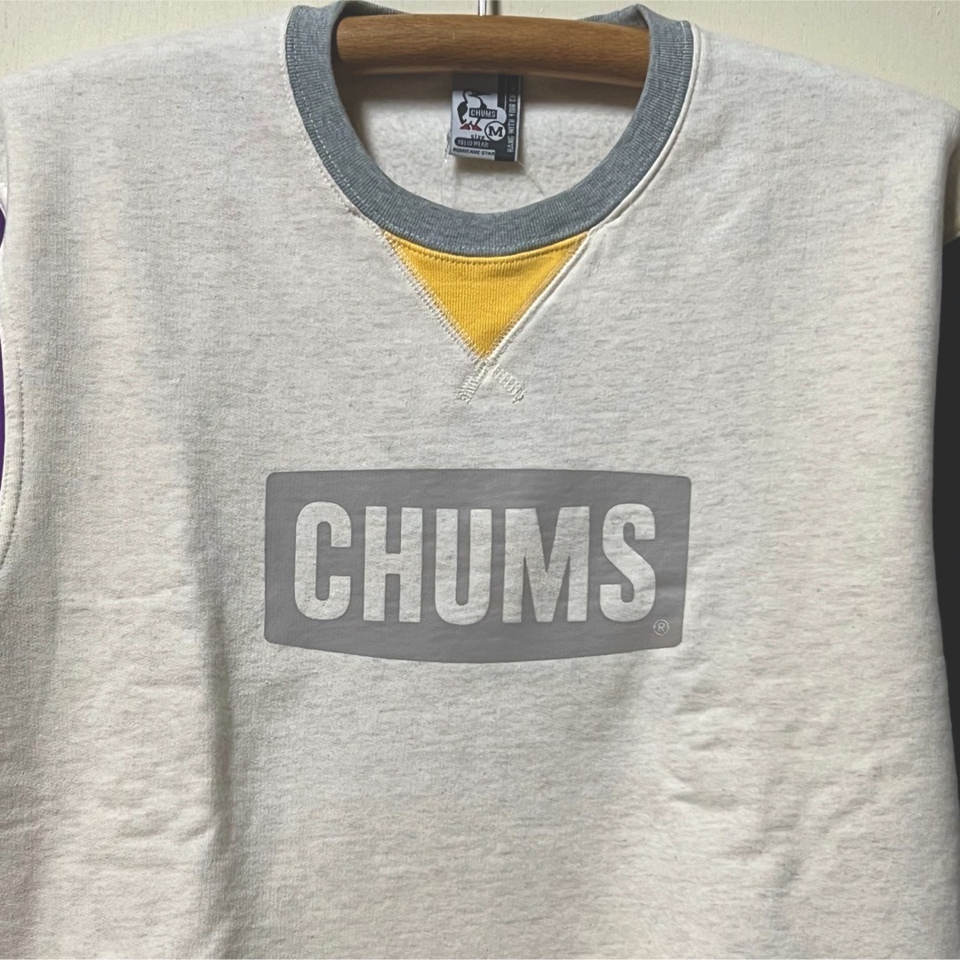 CHUMS(チャムス)の新品　CHUMS クルートップ　スウェット　メンズ　crm メンズのトップス(スウェット)の商品写真