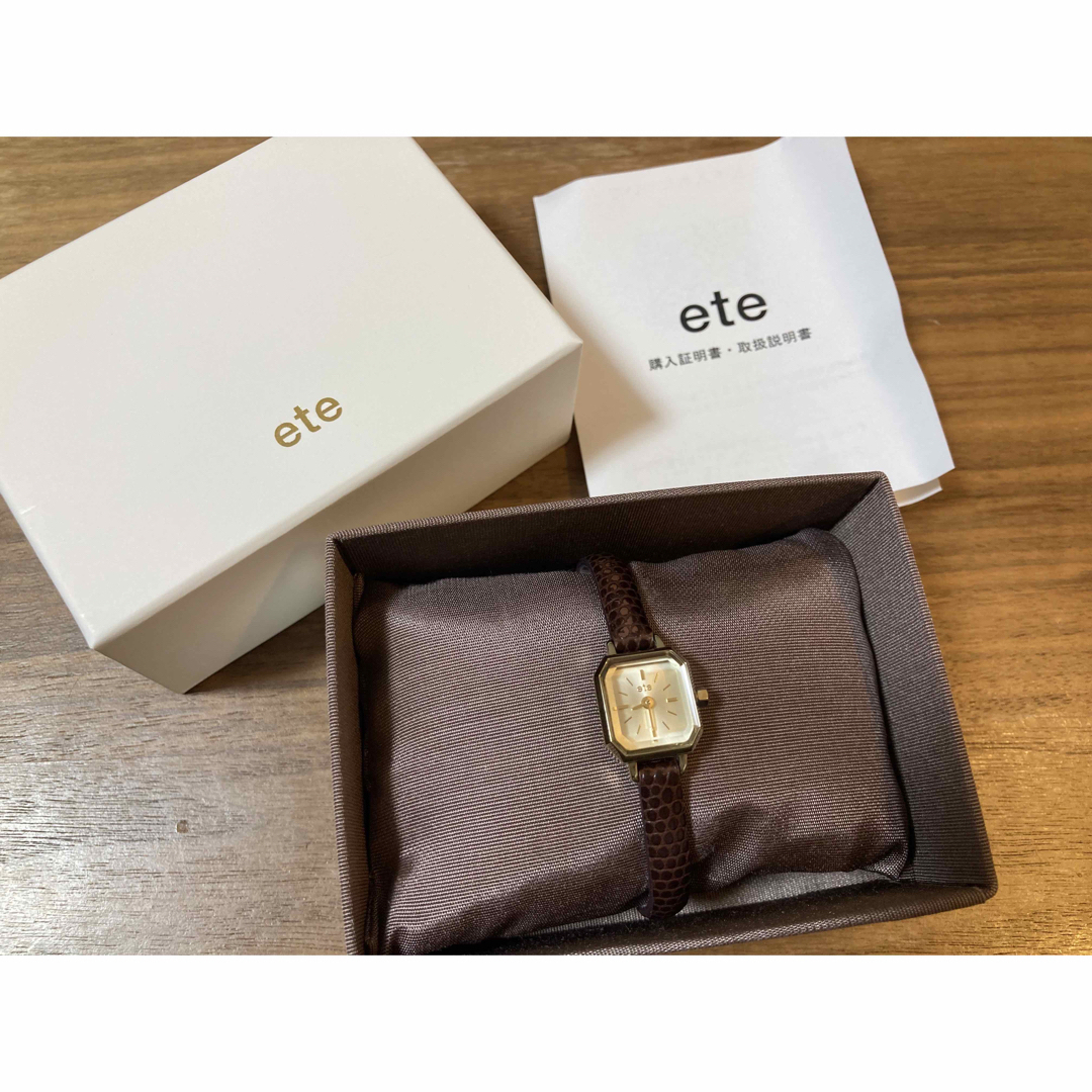 ete(エテ)のオクタゴンフェイス　腕時計 レディースのファッション小物(腕時計)の商品写真