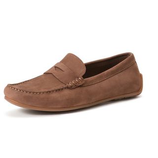 クラークス(Clarks)のクラークス 牛革ヌバックローファー ドライビングシューズ 25.5～26cm(スリッポン/モカシン)