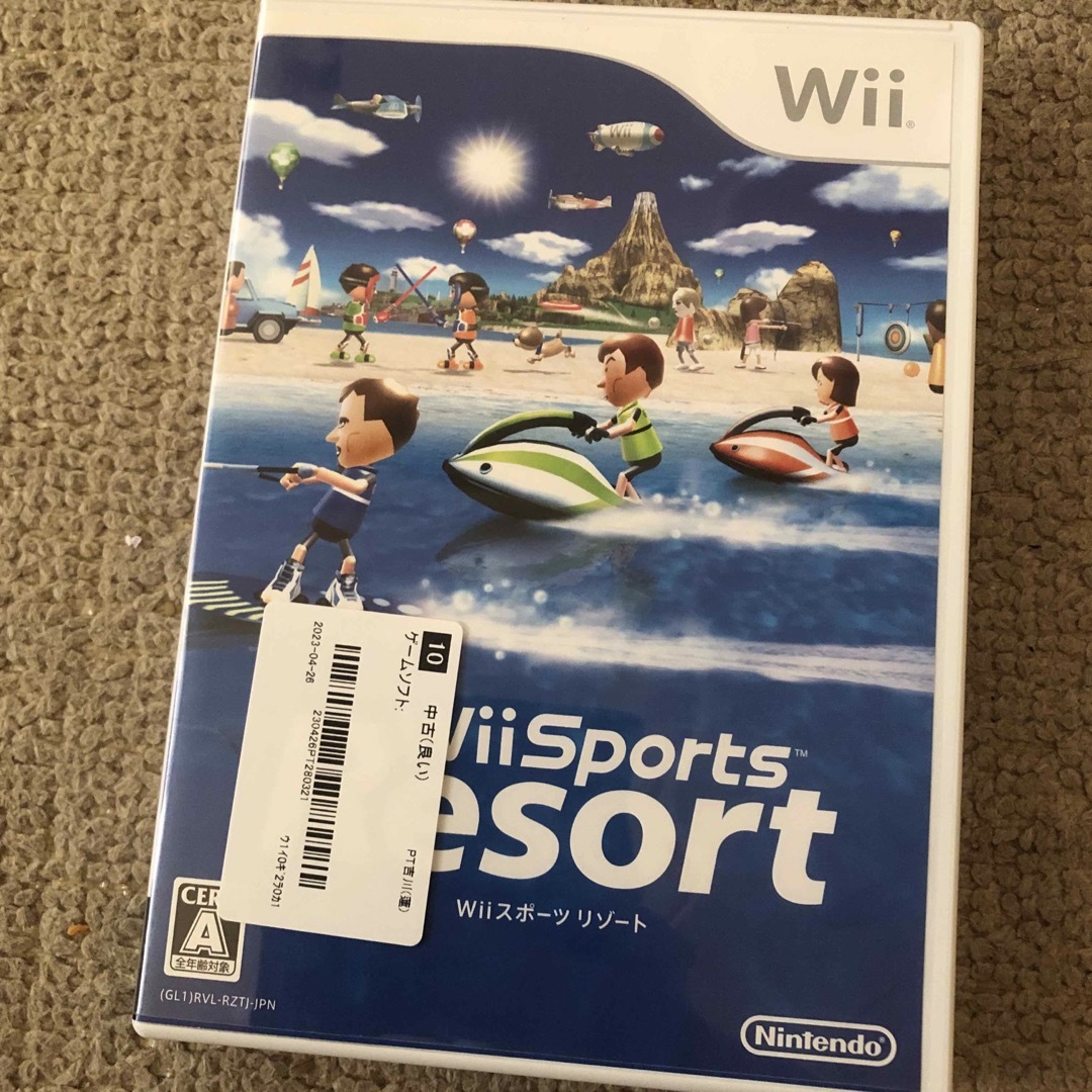 Wii(ウィー)のWii Sports Resort Wiiスポーツリゾート エンタメ/ホビーのゲームソフト/ゲーム機本体(家庭用ゲームソフト)の商品写真