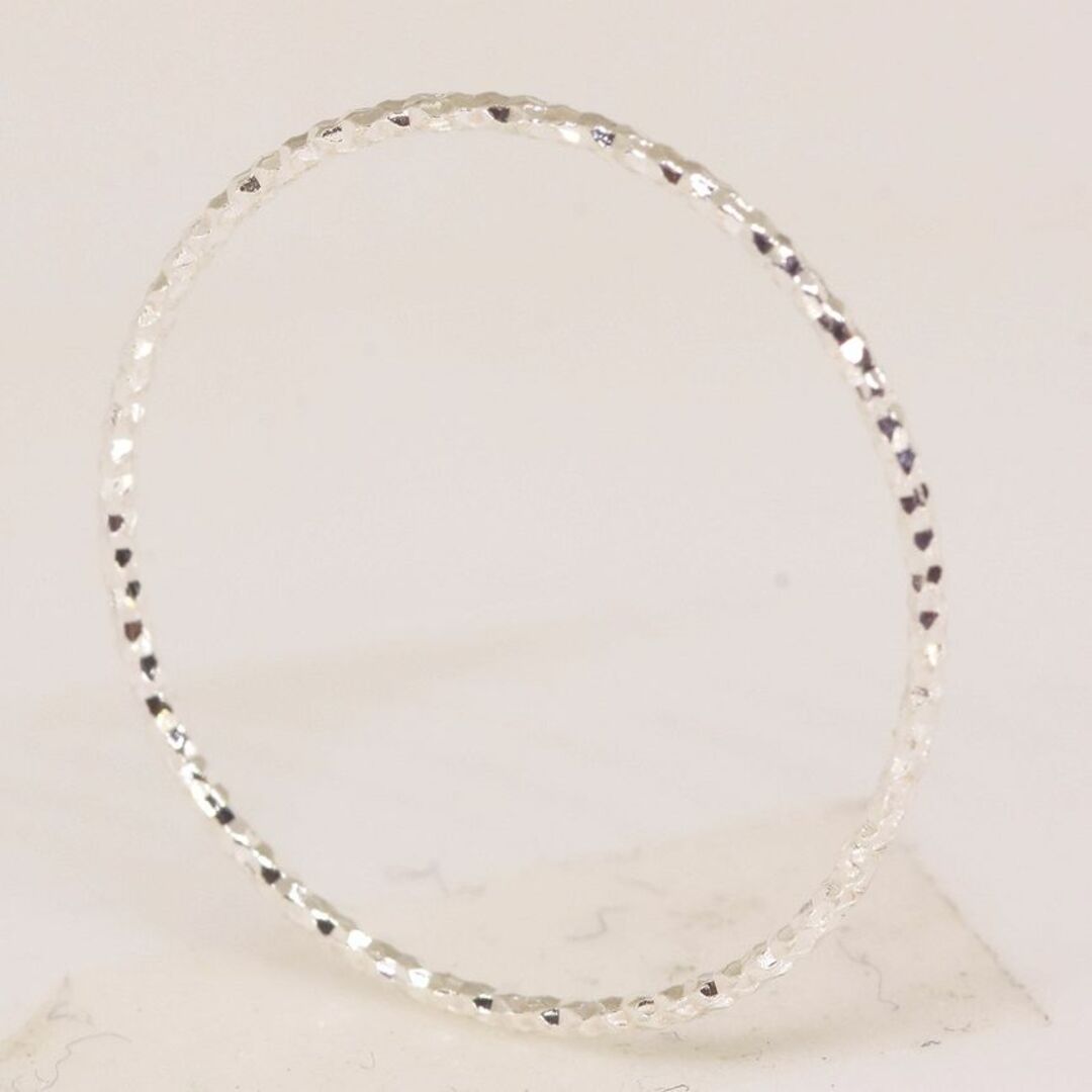 指輪 シルバー シンプル 上質 リング  yu1170e レディースのアクセサリー(リング(指輪))の商品写真