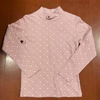 シマムラ(しまむら)のしまむら　長袖トップス　130cm 雪の結晶　ピンク 新品未使用(Tシャツ/カットソー)