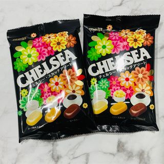 メイジ(明治)の明治チェルシー　スカッチアソート　バタースカッチ　ヨーグルトスカッチ 飴 2袋(菓子/デザート)