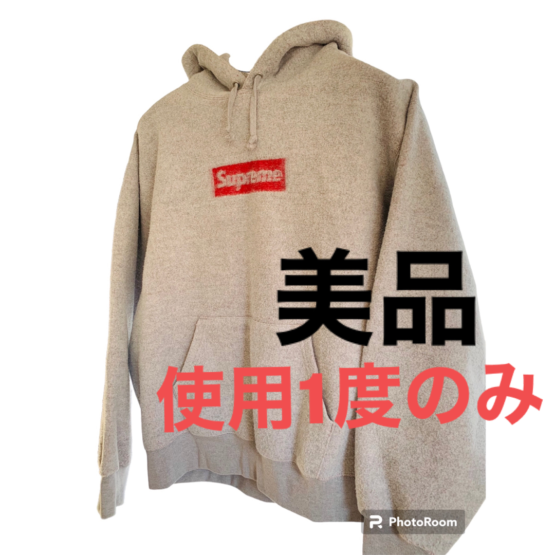 Supreme(シュプリーム)の【美品23SS】Supreme シュプリーム ボックスロゴ フーディー　グレーM メンズのトップス(パーカー)の商品写真