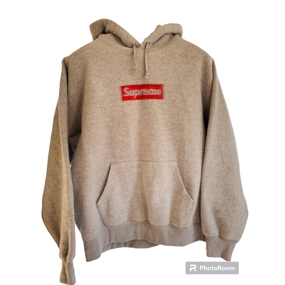 Supreme(シュプリーム)の【美品23SS】Supreme シュプリーム ボックスロゴ フーディー　グレーM メンズのトップス(パーカー)の商品写真