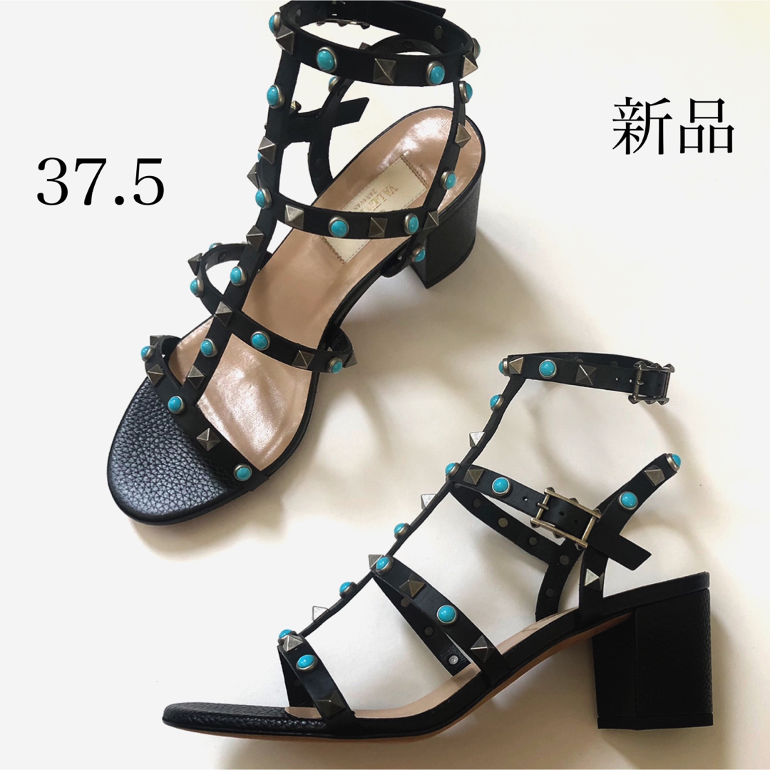 VALENTINO - 新品 37.5 VALENTINO ヴァレンティノ スタッズ サンダル