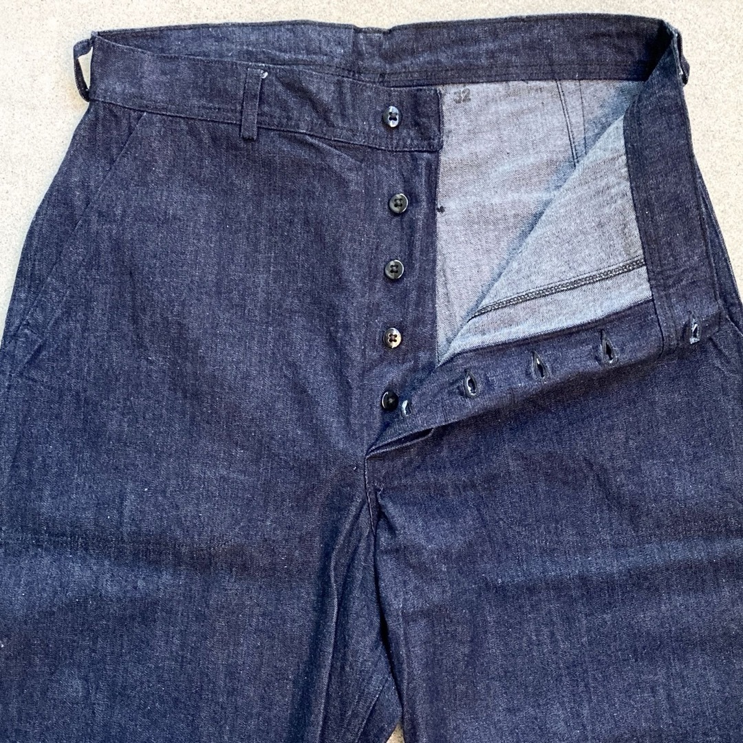 Buzz Rickson's(バズリクソンズ)のMASH US NAVY M-44 DENIM TROUSERS PANTS メンズのパンツ(デニム/ジーンズ)の商品写真