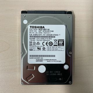 トウシバ(東芝)の内蔵ハードディスク HDD 2.5インチ 1TB (東芝)①(PCパーツ)