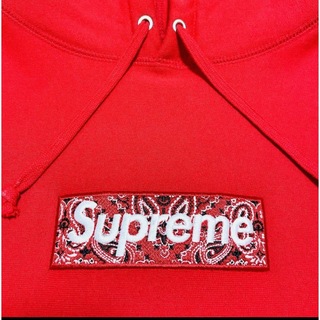 シュプリーム(Supreme)のBandana Box Logo Hooded Sweatshirt(スウェット)