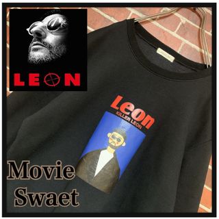 ミュージックティー(MUSIC TEE)の【希少】LEON★レオン☆映画★movie★シンプルプリント★ムービースウェット(スウェット)