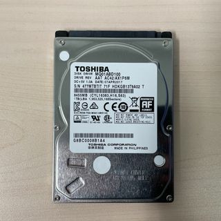 トウシバ(東芝)の内蔵ハードディスク HDD 2.5インチ 1TB (東芝)④(PCパーツ)