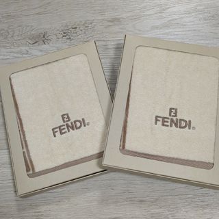 フェンディ(FENDI)のFENDIフェイスタオル2枚(タオル/バス用品)