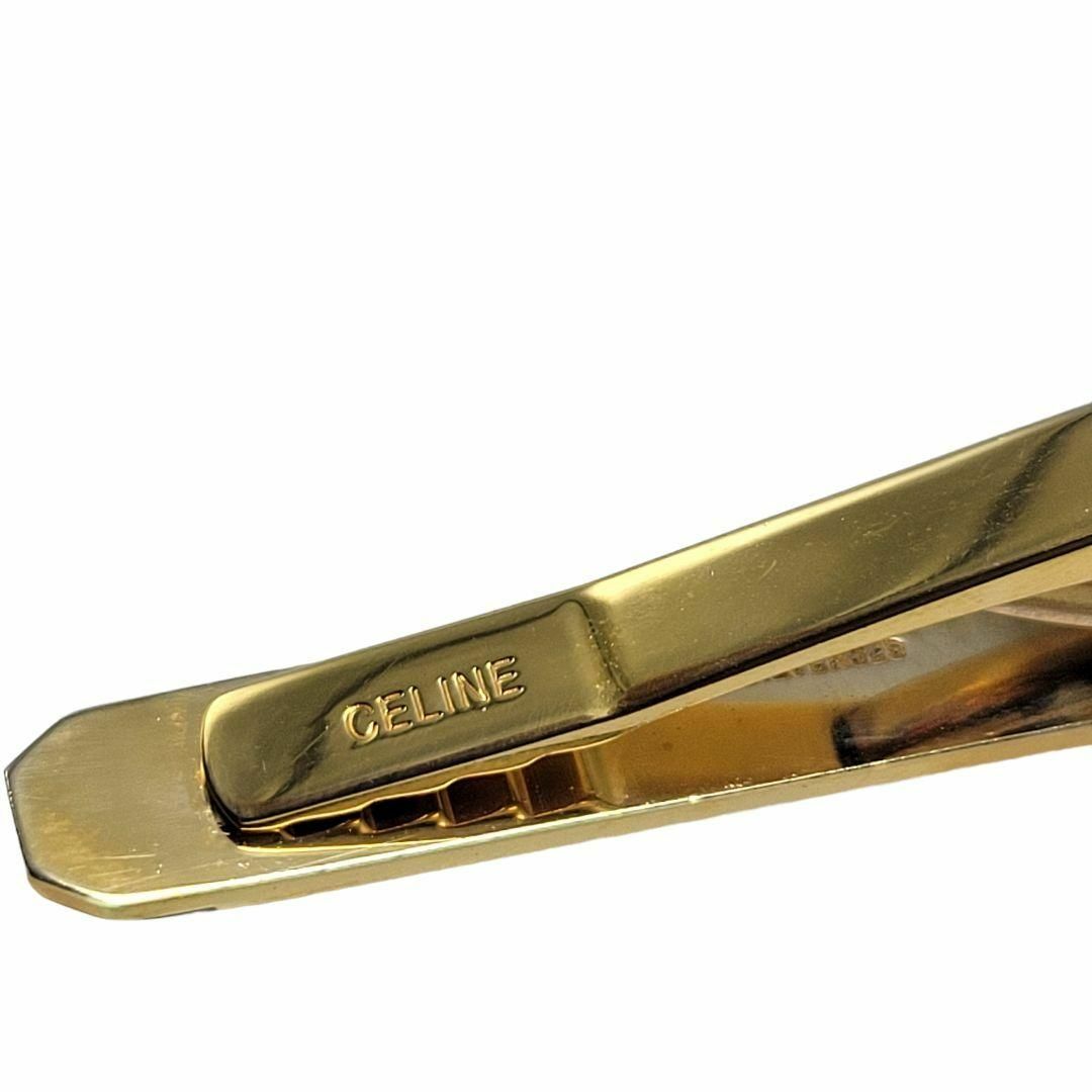 CELINE ネクタイピン 馬車 Silver925 ブラックゴールド メンズのファッション小物(ネクタイピン)の商品写真