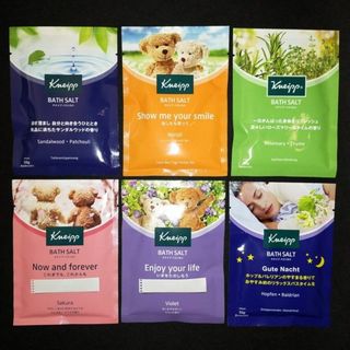 クナイプ(Kneipp)のクナイプ バスソルト 6袋 6種類 入浴剤(入浴剤/バスソルト)