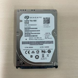 シーゲイト(SEAGATE)の内蔵ハードディスク HDD 2.5インチ 500GB (SEAGATE)⑦(PCパーツ)