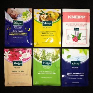 クナイプ(Kneipp)のクナイプ バスソルト 6袋 6種類 入浴剤(入浴剤/バスソルト)