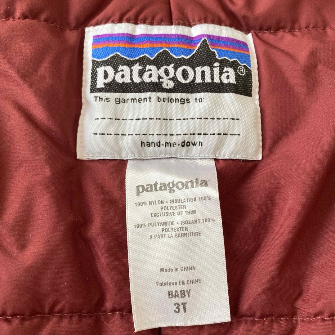 patagonia(パタゴニア)のPatagonia baby パタゴニア ベビー 3M スノービブパンツ ピンク キッズ/ベビー/マタニティのベビー服(~85cm)(ジャケット/コート)の商品写真