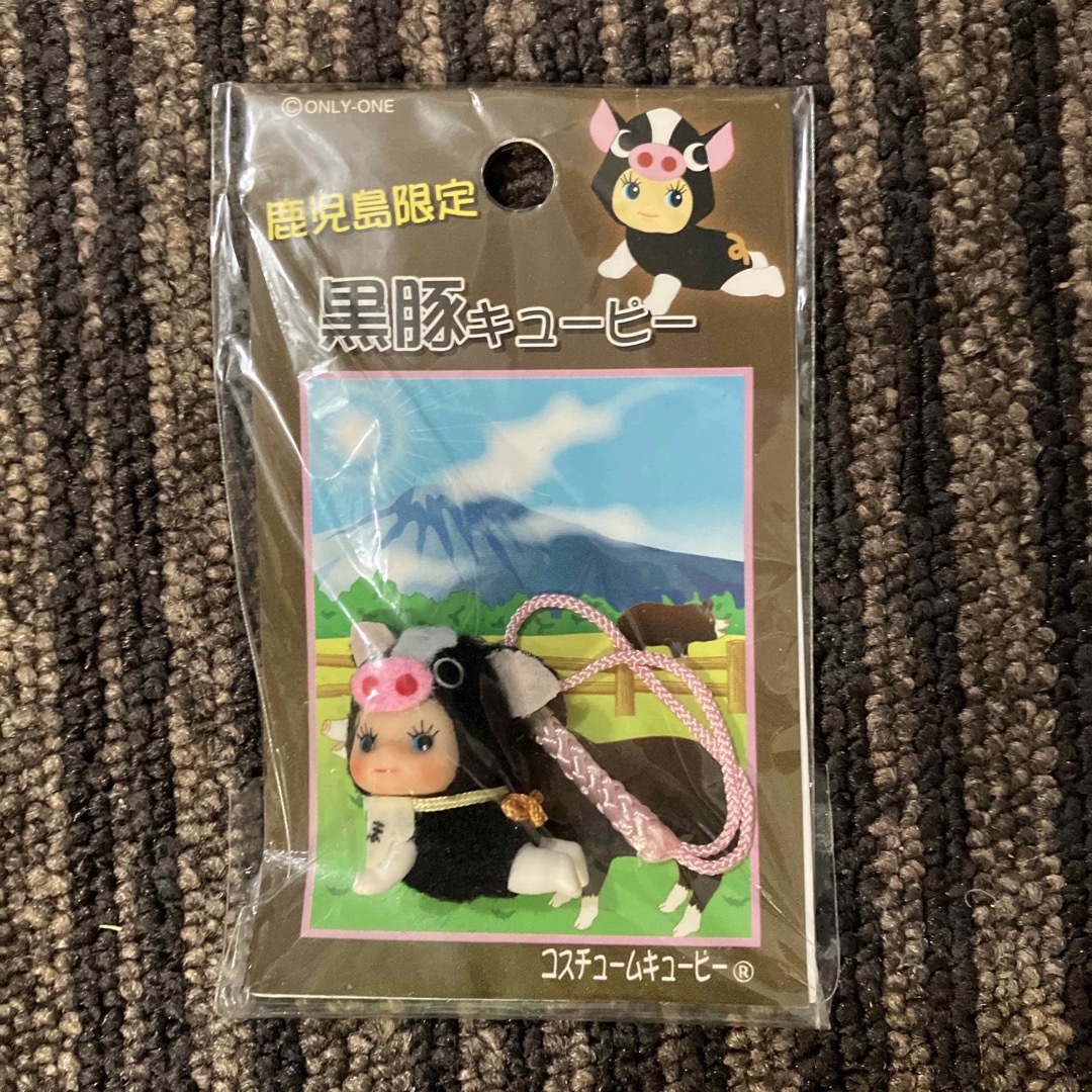 キユーピー - コスチュームキューピー☆鹿児島限定☆黒豚☆根付 キユーピー - コスチュームキューピー☆鹿児島限定☆黒豚☆根付