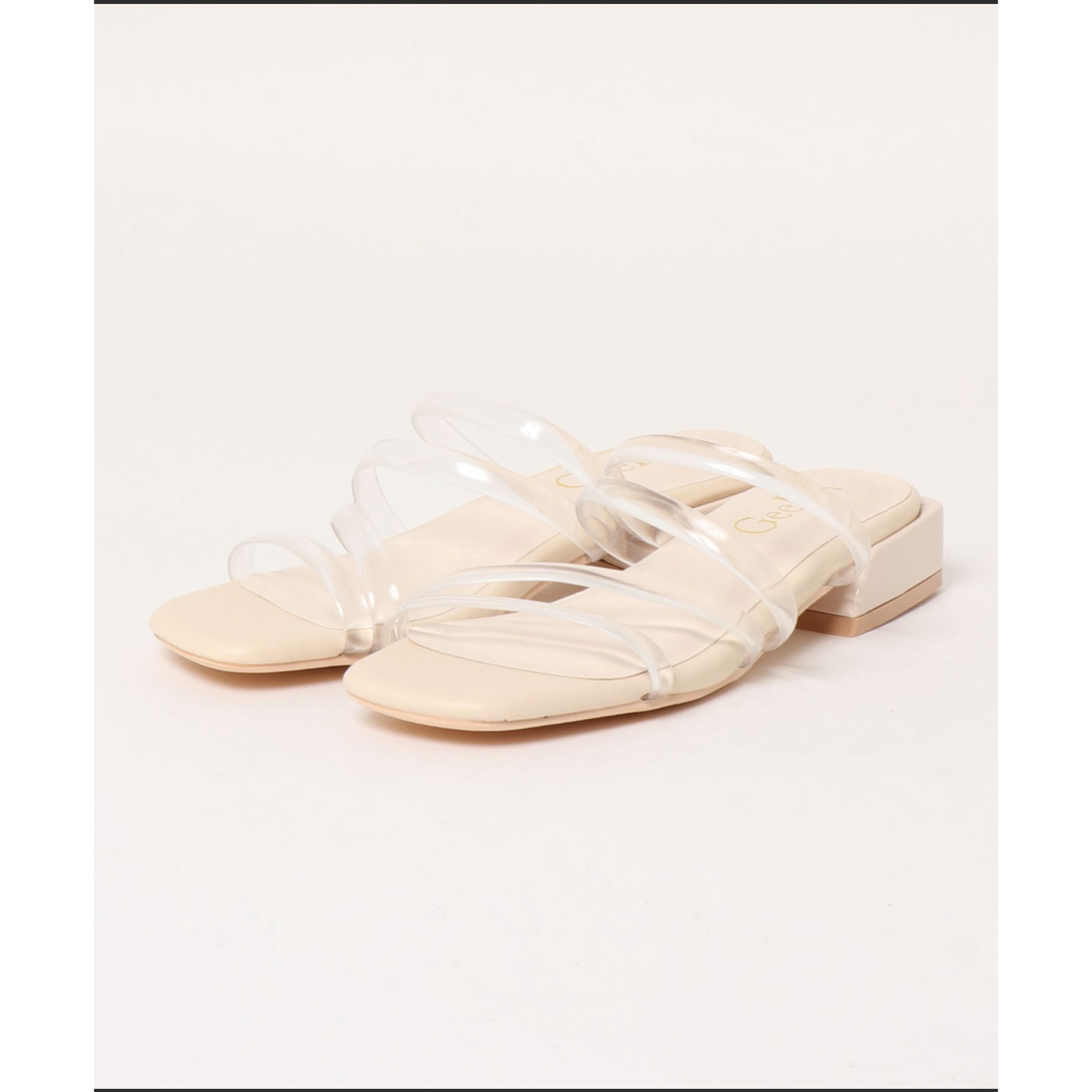 GeeRA(ジーラ)のクリアデザインミュールサンダル レディースの靴/シューズ(サンダル)の商品写真
