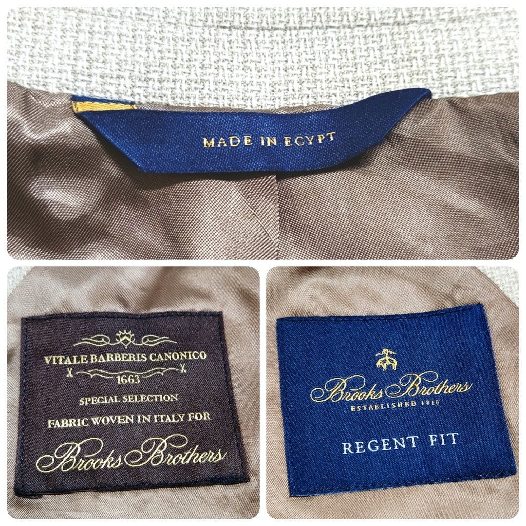 Brooks Brothers(ブルックスブラザース)の【美品】ブルックスブラザーズ × カノニコ イタリア製生地 テーラードジャケット メンズのジャケット/アウター(テーラードジャケット)の商品写真