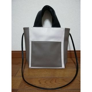 ユナイテッドアローズグリーンレーベルリラクシング(UNITED ARROWS green label relaxing)の期間限定お値下げ！【グリーンレーベルリラクシング】バイカラー2wayバッグ(ハンドバッグ)