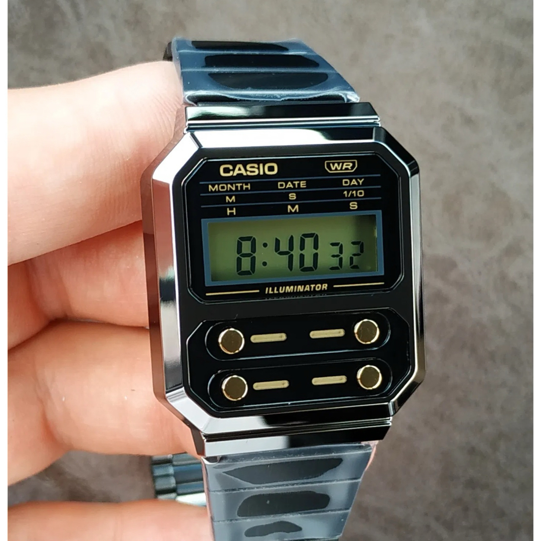 CASIO(カシオ)のカシオ デジタル腕時計　新品　レトロデザイン　　LEDバックライト海外モデル メンズの時計(腕時計(デジタル))の商品写真