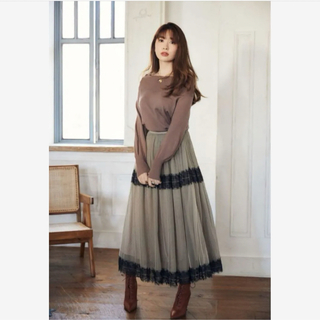 Her lip to - Herlipto Over Check Long Skirtの通販 by yun's shop 