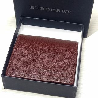 バーバリー(BURBERRY)の未使用 バーバリー コインケース ブラウン レザー 財布 小銭入れ ノバチェック(コインケース/小銭入れ)