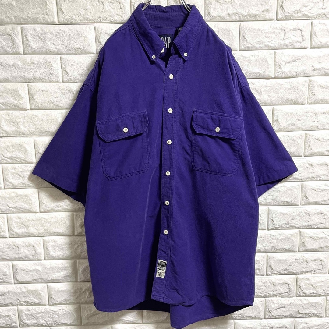 GAP(ギャップ)の90s GAP オールドギャップ　半袖シャツ　メンズXXLサイズ相当 メンズのトップス(シャツ)の商品写真