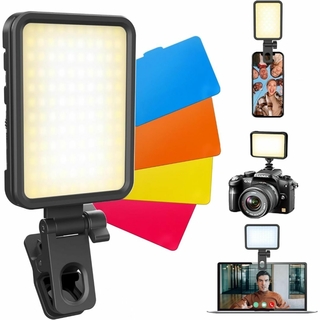 撮影用ライト 自撮りライト ビデオライト LEDライト 色温度(蛍光灯/電球)