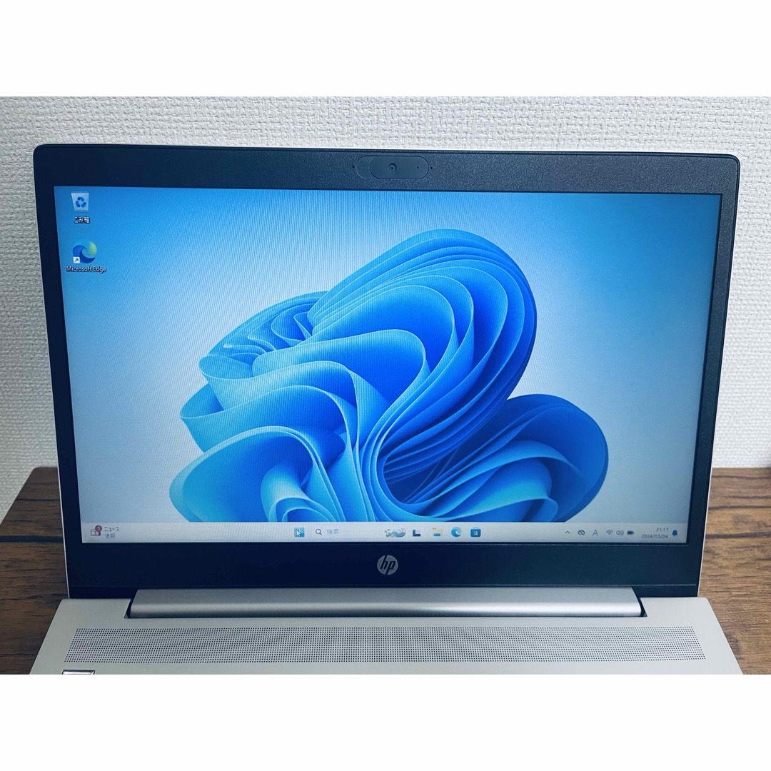 HP(ヒューレットパッカード)のHP 450 G7 i5 10210U 新品256G/SSD 8G オフィス スマホ/家電/カメラのPC/タブレット(ノートPC)の商品写真