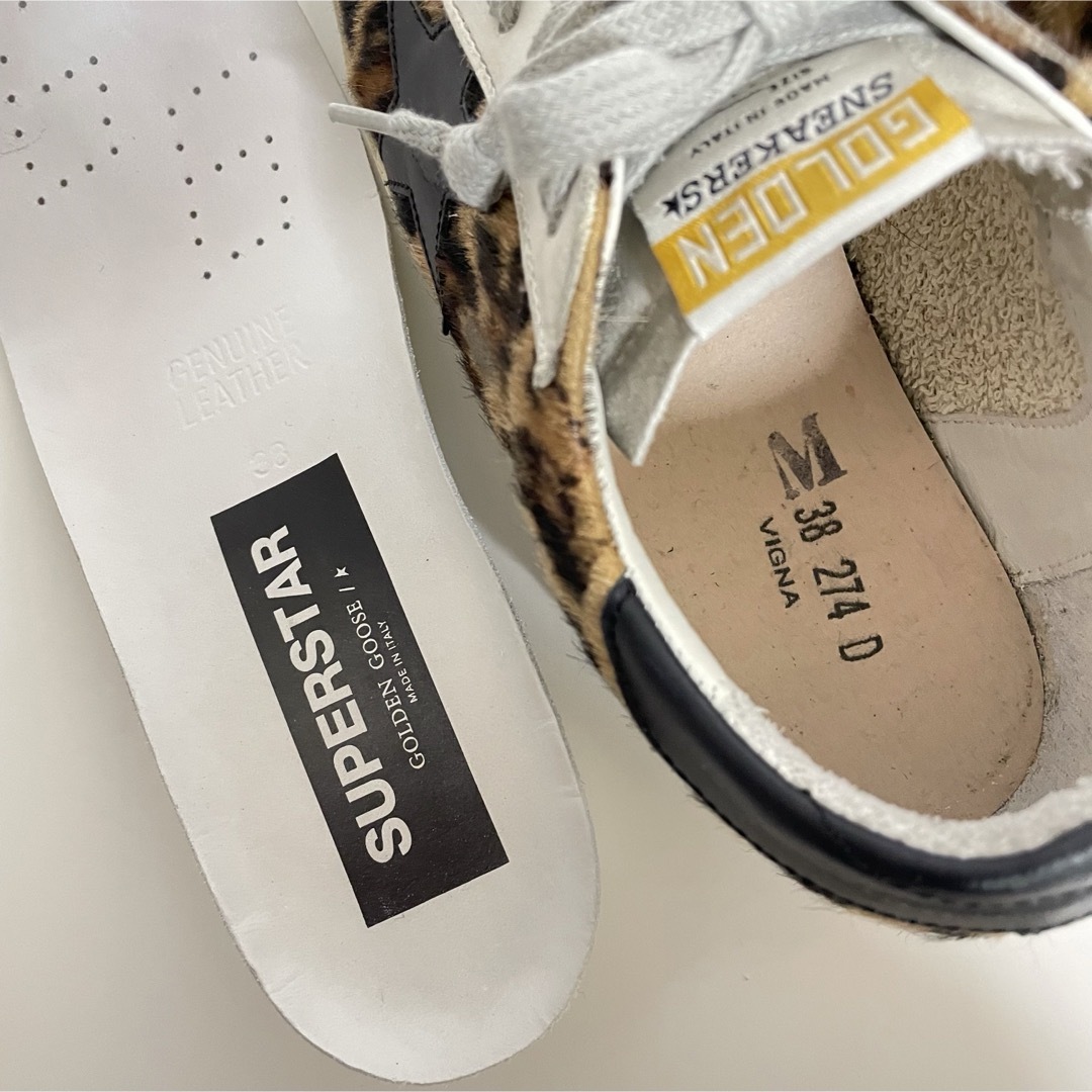 GOLDEN GOOSE(ゴールデングース)のGOLDEN GOOSE ゴールデングース スーパースター レオパード 38 レディースの靴/シューズ(スニーカー)の商品写真