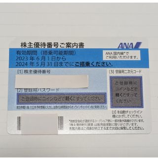 エーエヌエー(ゼンニッポンクウユ)(ANA(全日本空輸))のANA全日空株主優待券１枚 ２０２４年５月３１日までに搭乗(その他)